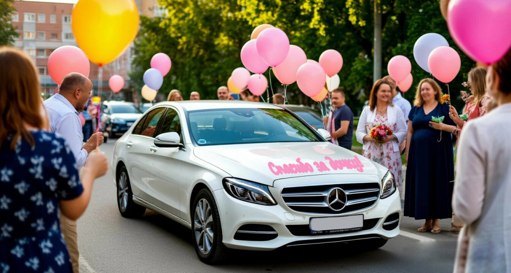 авто с водителем в роддом