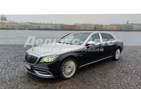 Mercedes Maybach S-222 Серо-Черный