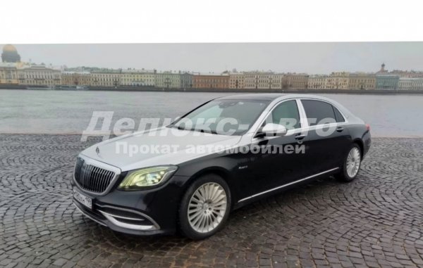Mercedes Maybach S-222 Серо-Черный
