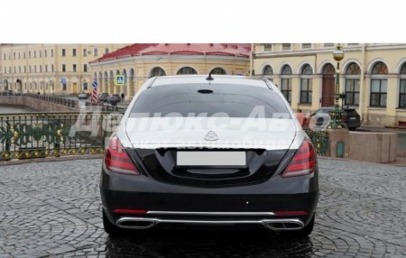 Mercedes Maybach S-222 Серо-Черный